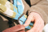 CHAORAS Sports Tenugui / Khaki & Light blue